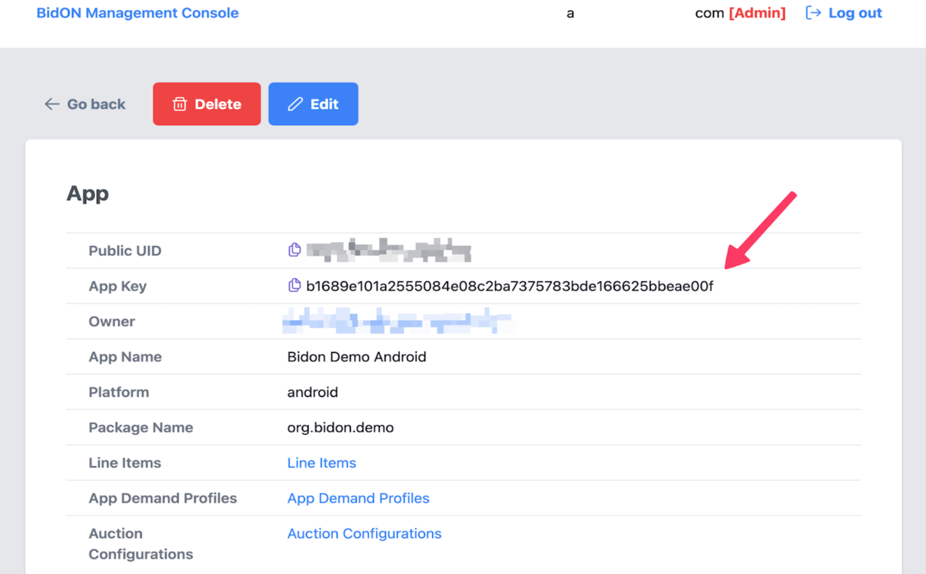 Check app id corresponding